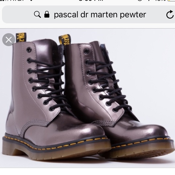 pascal pewter dr martens